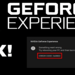 Error Code 0x0003 Geforce Experience Reddit