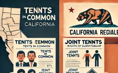 Tenants in Common vs Joint Tenants in California