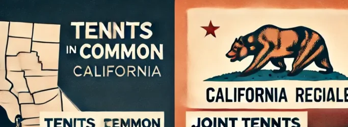 Tenants in Common vs Joint Tenants in California