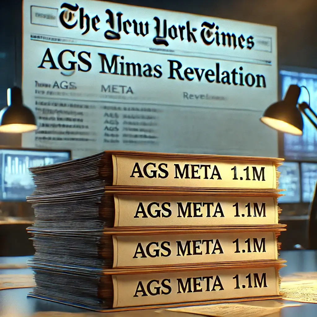 Unsealed AGS Meta 1.1M York Times