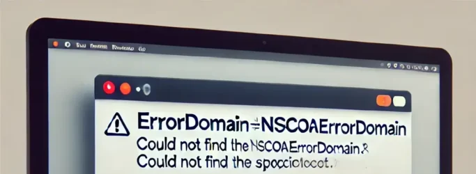 Understanding the Error: "errordomain=nscocoaerrordomain&errormessage=could not find the specified shortcut.&errorcode=4"