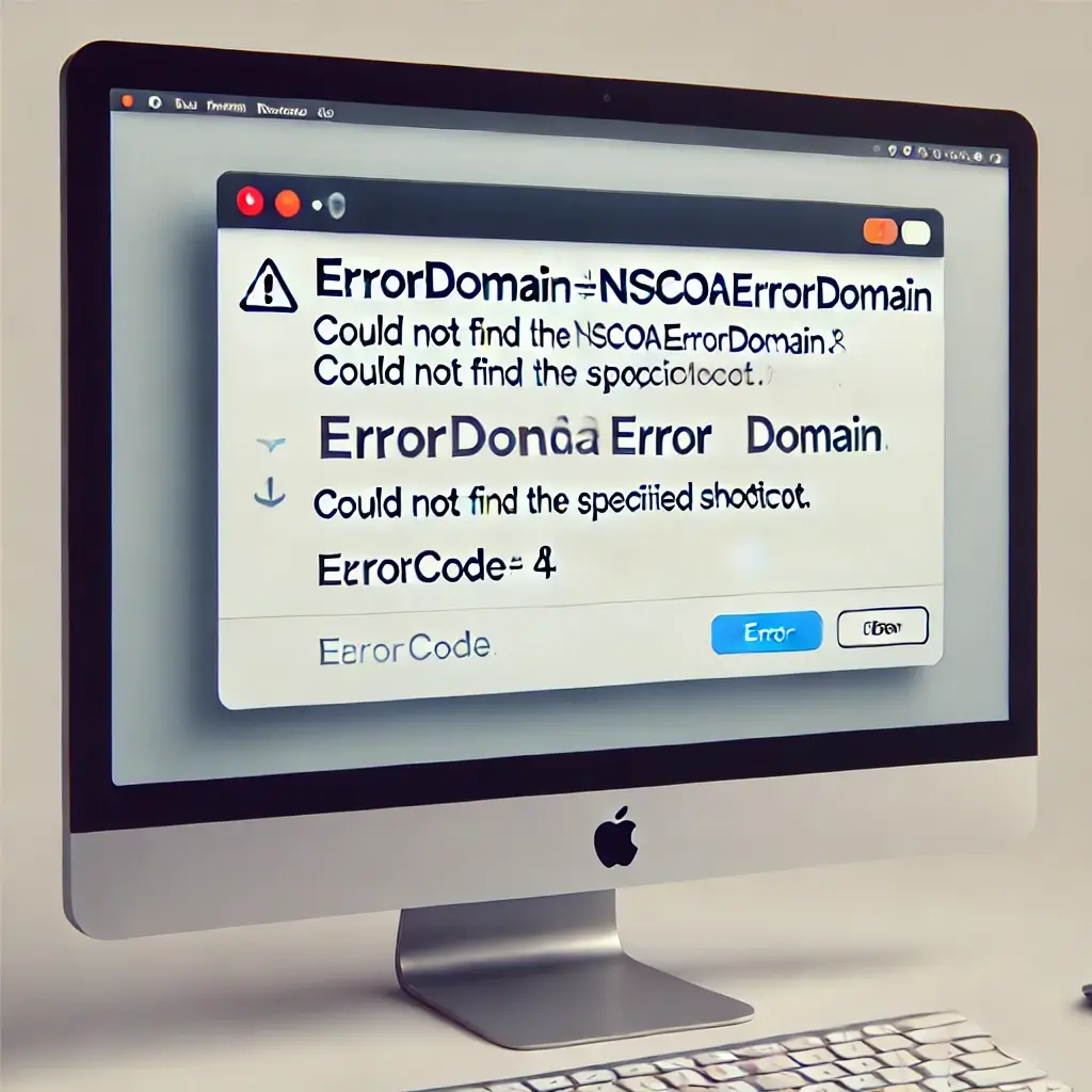 Understanding the Error: "errordomain=nscocoaerrordomain&errormessage=could not find the specified shortcut.&errorcode=4"